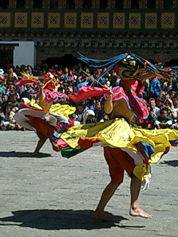 Tsechu Dancers
