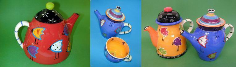 Absurd Birds Teapots